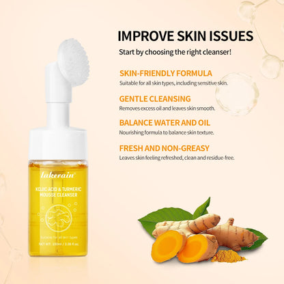 EtherealBe gentle turmeric facial cleanser for glowing skin with nourishing ingredients to enhance your complexion