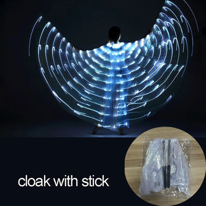 EtherealBe LED butterfly wing cloak glowing with mesmerizing lights for performances and parties