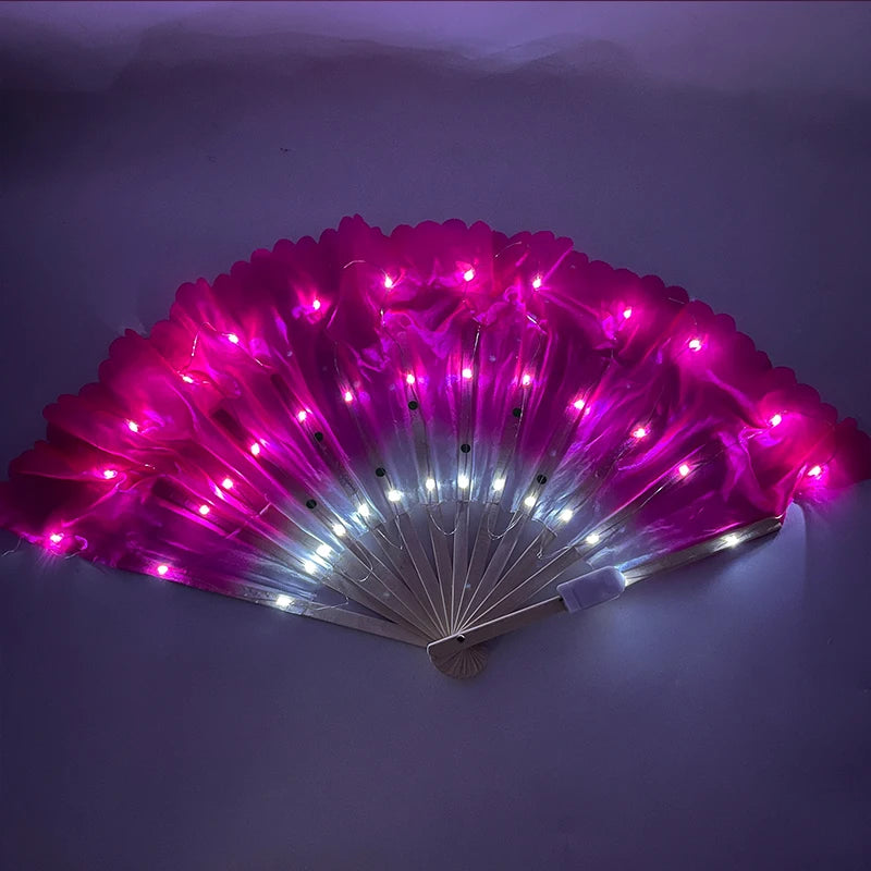 EtherealBe LED butterfly wing cloak with vibrant pink and white lights for stunning costumes