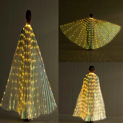 EtherealBe LED butterfly wing cloak with glowing lights for magical performances and events