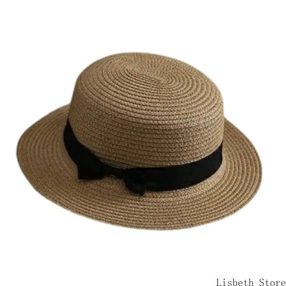 EtherealBe creative ladies hat with secure fit featuring a stylish black ribbon detail