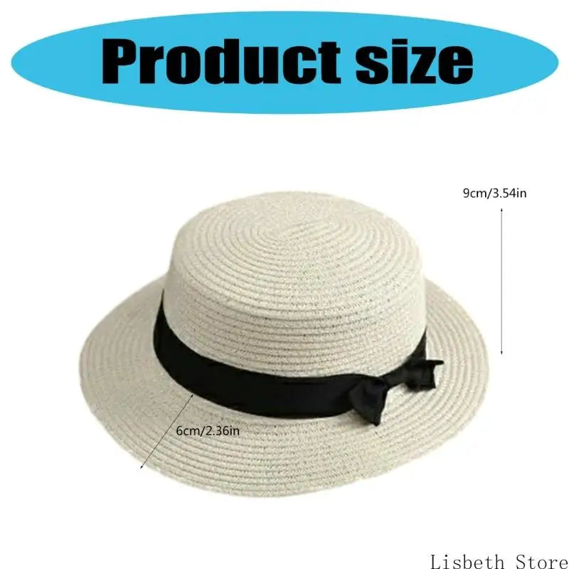 EtherealBe creative ladies hat with secure fit featuring a stylish ribbon and woven design