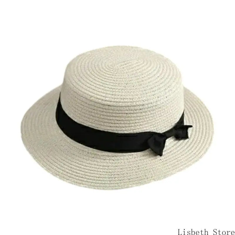 EtherealBe creative ladies hat with secure fit featuring a classy black ribbon detail