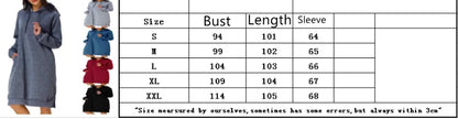 EtherealBe loose hooded knit dress for women in various colors with a comfortable fit