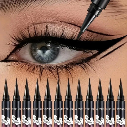 EtherealBe 12 pack makeup eyeliner set featuring various eyeliner pens for precise application