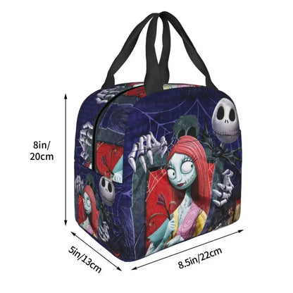 EtherealBe Nightmare Before Christmas Halloween lunch bag with vibrant design and ample storage