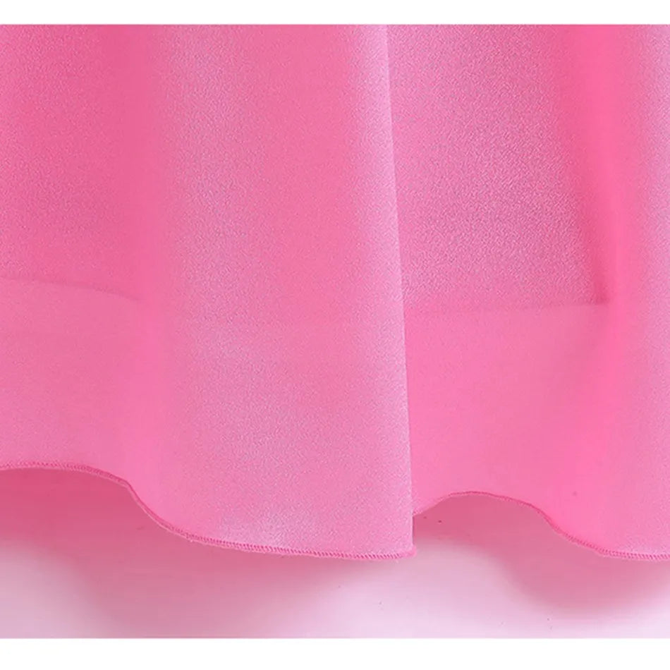 EtherealBe Peach princess Halloween costume for kids with soft pink fabric for a magical look
