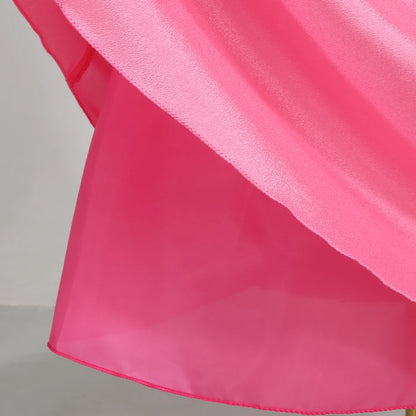 EtherealBe peach princess Halloween costume for kids featuring a flowing pink dress and elegant design