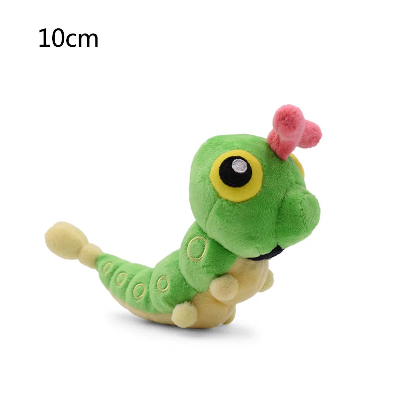 EtherealBe Pokemon soft plush toys for kids featuring a green caterpillar design, soft and cuddly