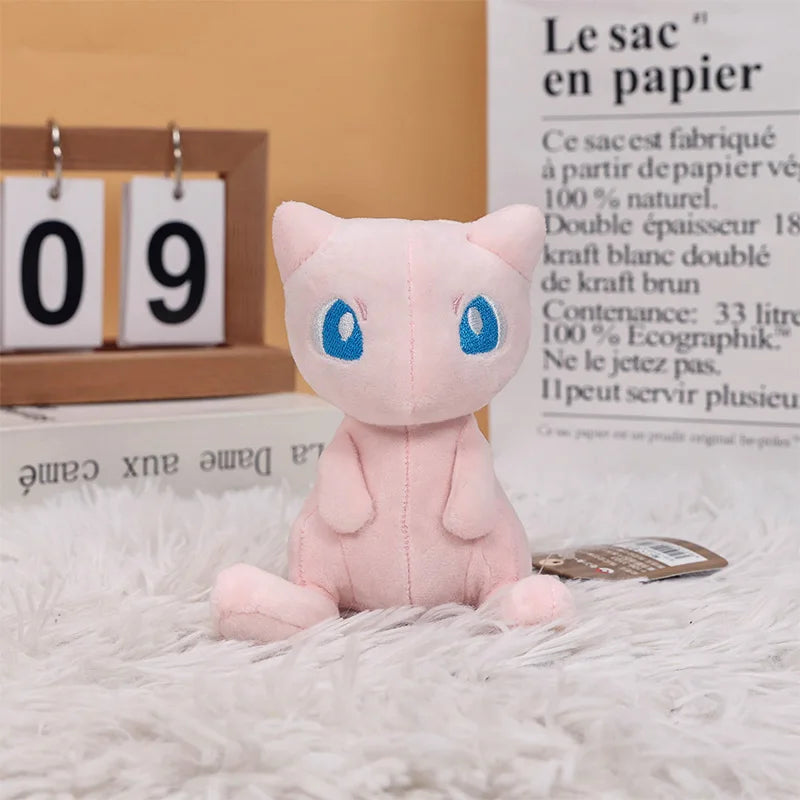 EtherealBe Pokemon soft plush toys for kids featuring a cute Mew design in pink fabric