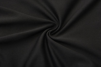 Soft black fabric suitable for a Queen of Hearts costume for women