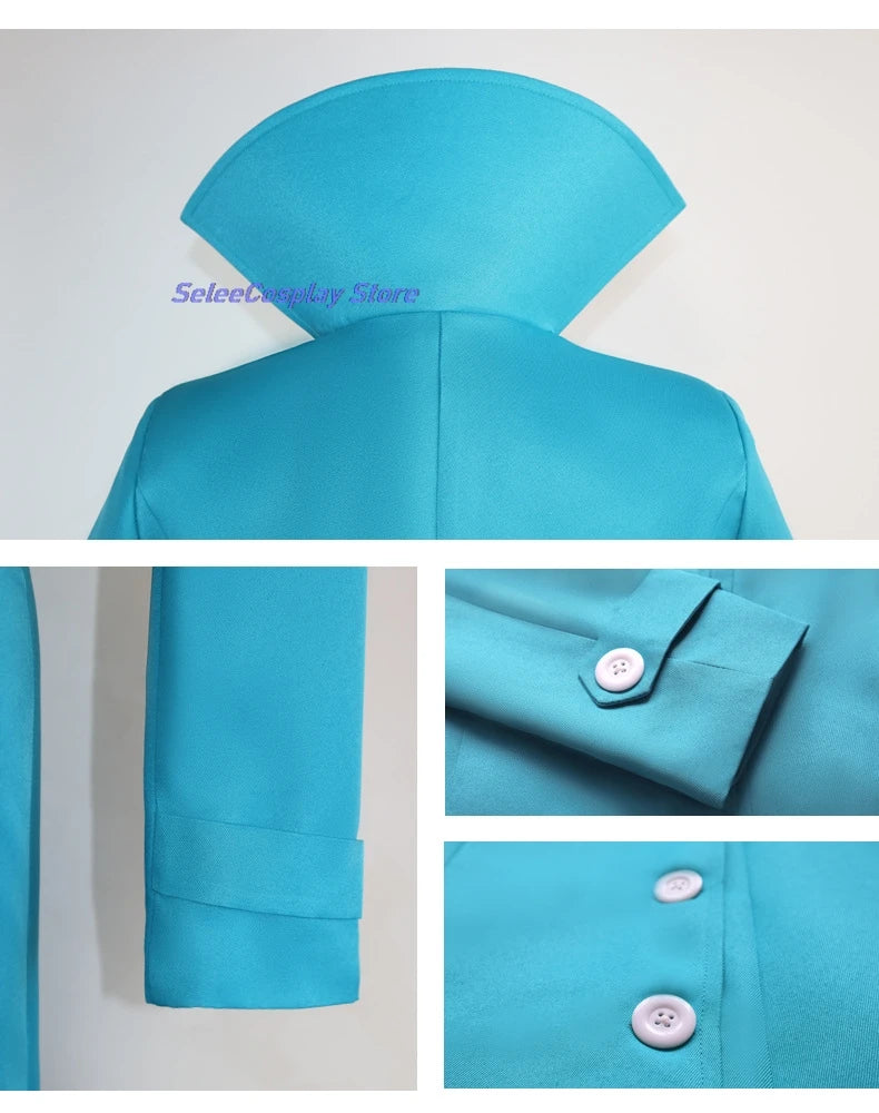 EtherealBe Despicable Me Gru Lucy Wilde costume details including collar and cuff design