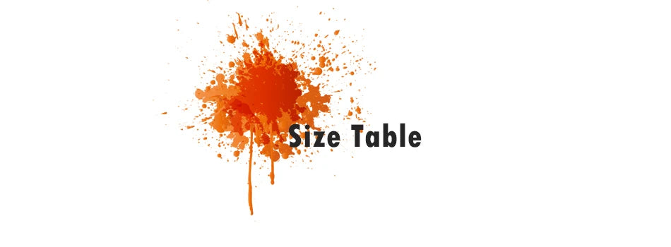 EtherealBe Size Table for spring summer vestidos for women with clear measurement guidelines