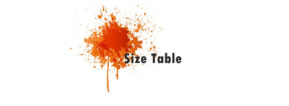 EtherealBe Size Table for spring summer vestidos for women with clear measurement guidelines