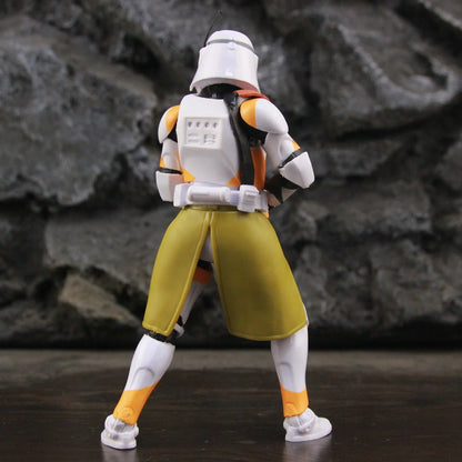 Star Wars 212th Clone Trooper action figure with detailed armor and unique markings in a dynamic pose