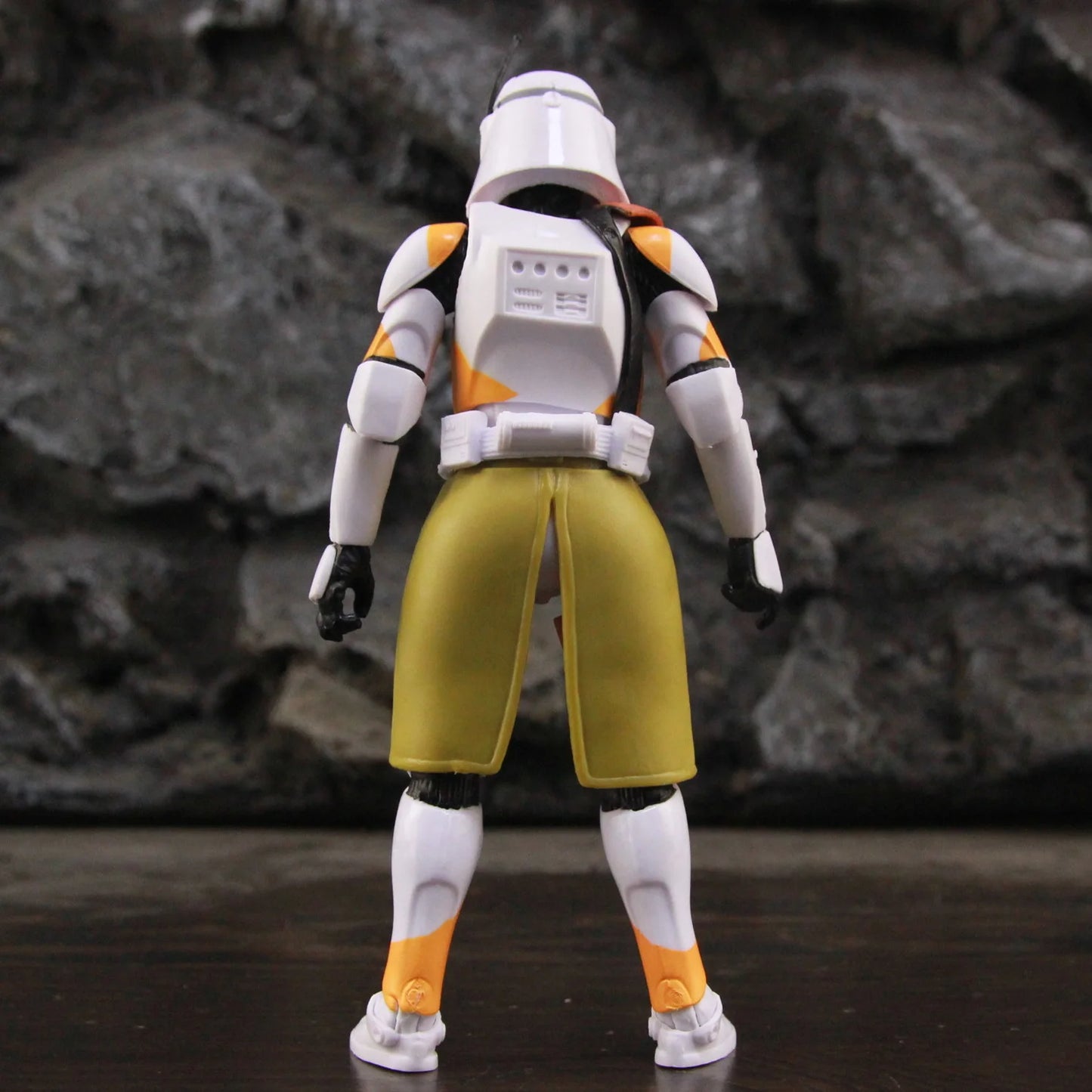 EtherealBe Star Wars 212th Clone Trooper action figure, featuring detailed back design and signature armor colors