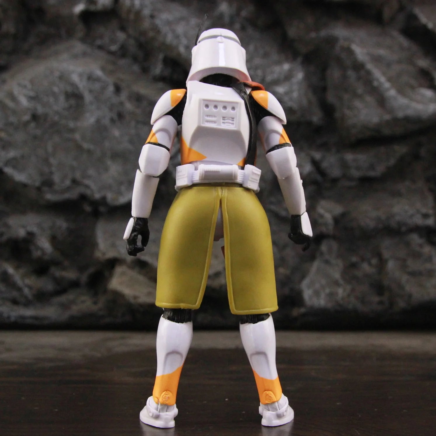 EtherealBe Star Wars 212th Clone Trooper action figure, featuring detailed back design and signature armor colors
