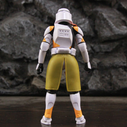 EtherealBe Star Wars 212th Clone Trooper action figure, featuring detailed back design and signature armor colors