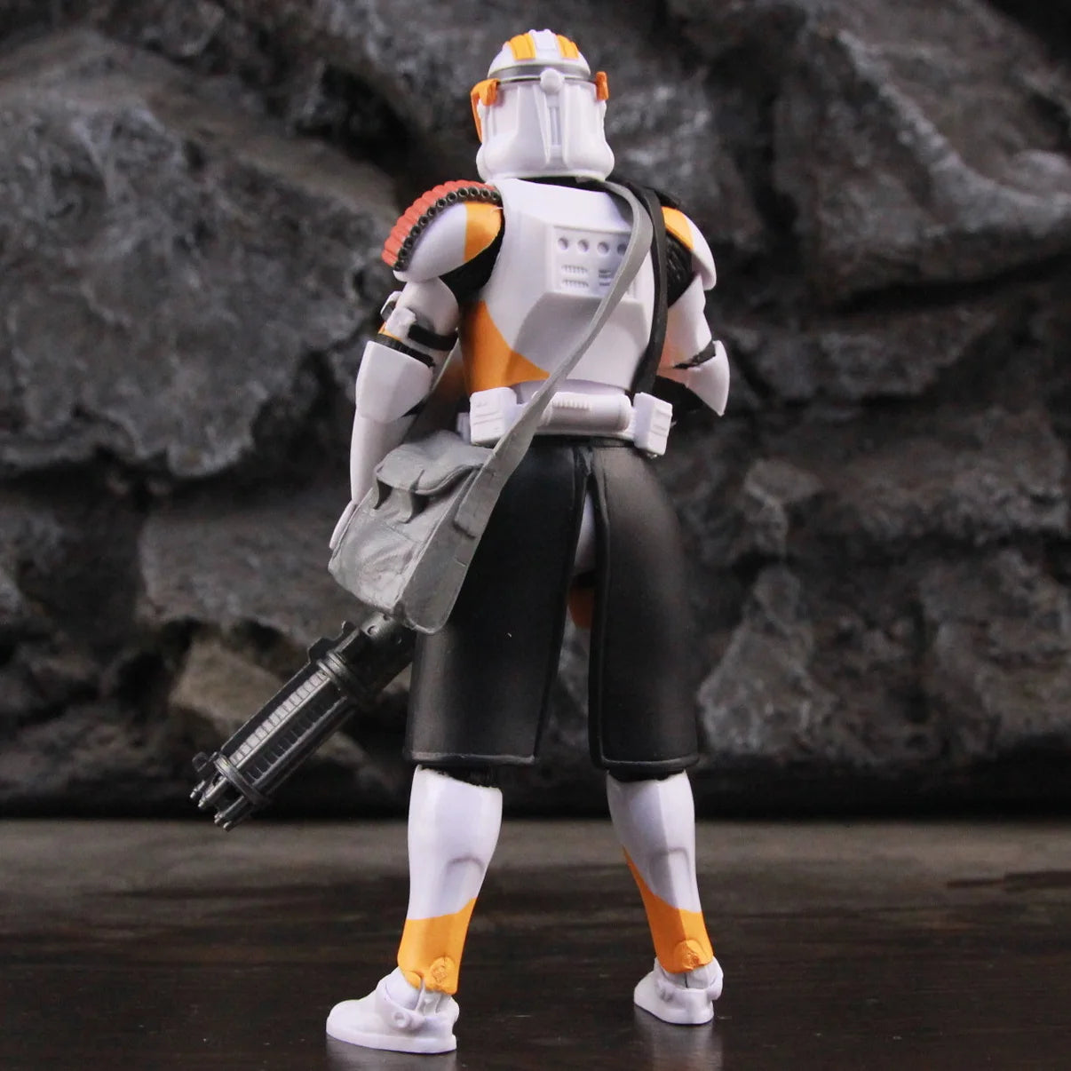 EtherealBe Star Wars 212th Clone Trooper action figure in unique pose with detailed armor and accessories
