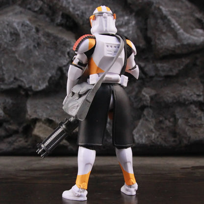 EtherealBe Star Wars 212th Clone Trooper action figure in unique pose with detailed armor and accessories
