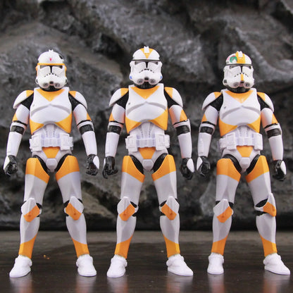 EtherealBe Star Wars 212th Clone Trooper action figure set featuring three detailed figures