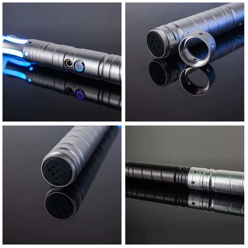 EtherealBe Star Wars cosplay saber toy with blue light and detailed craftsmanship for fans and collectors