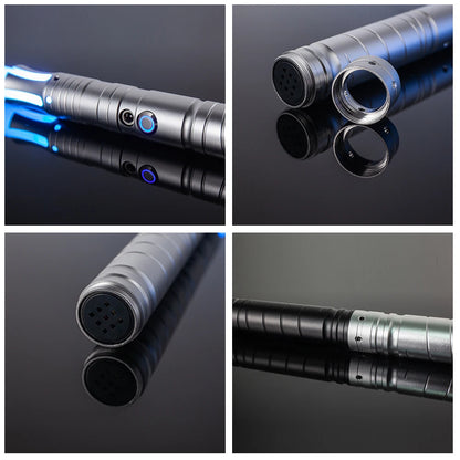 EtherealBe Star Wars cosplay saber toy with blue light and detailed craftsmanship for fans and collectors