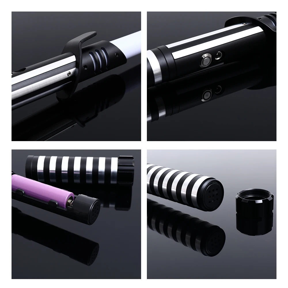 EtherealBe Star Wars cosplay saber toy with detailed features and vibrant colors for fans and collectors