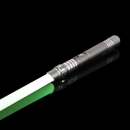 EtherealBe Star Wars cosplay saber toy with a glowing green blade and sleek design for fans and collectors