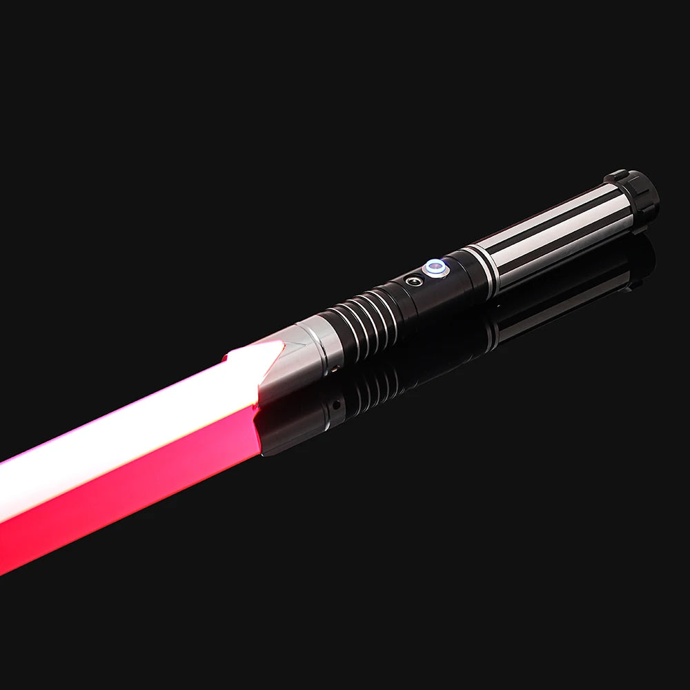 EtherealBe Star Wars cosplay saber toy with a glowing red blade and detailed hilt design