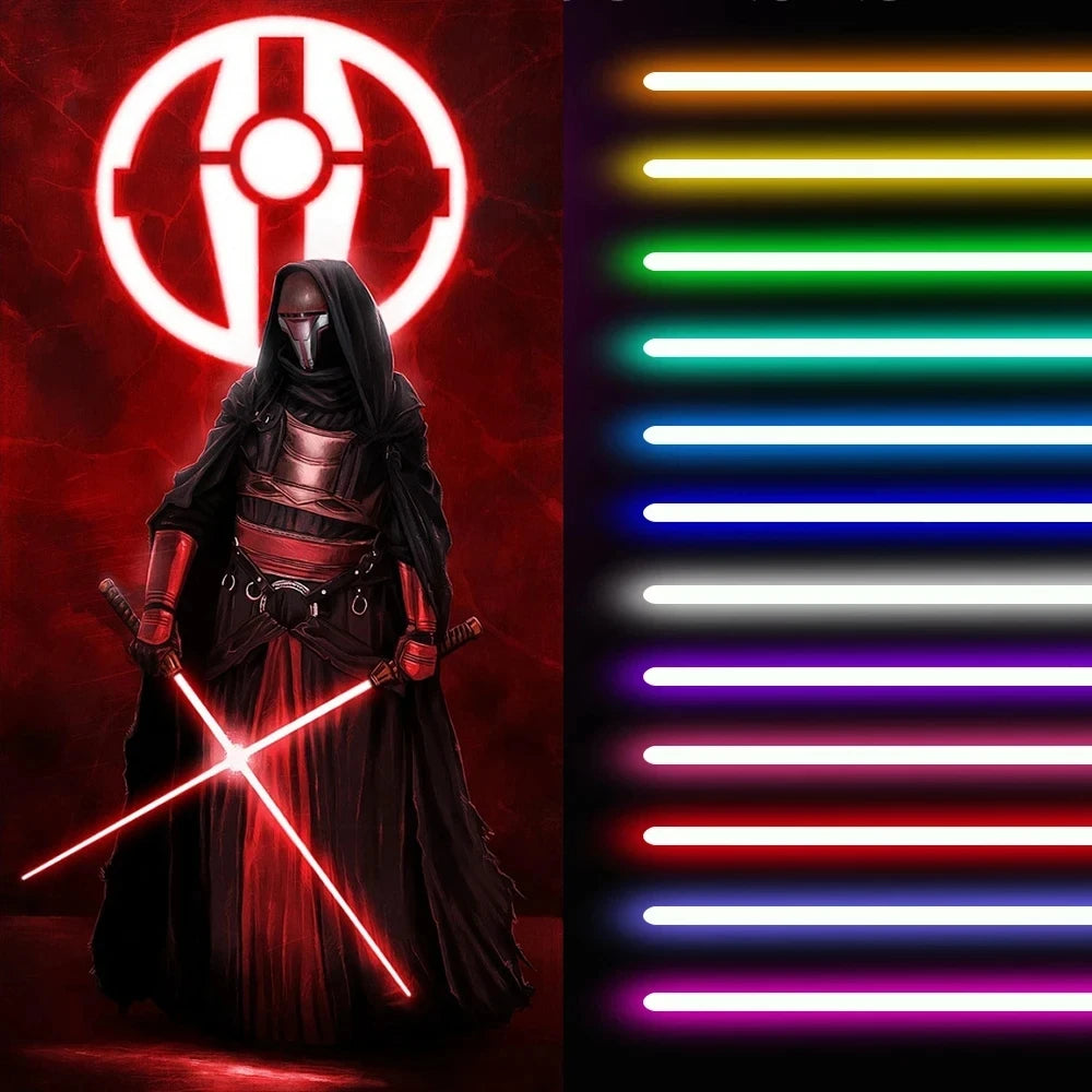 EtherealBe Star Wars cosplay saber toy with vibrant light colors and a stylish design for fans