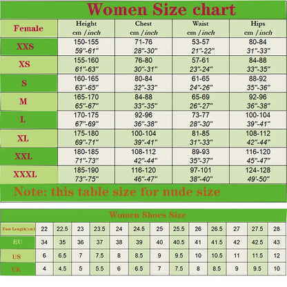 EtherealBe Supergirl Kara Zor Halloween costume cosplay size chart for women with measurements