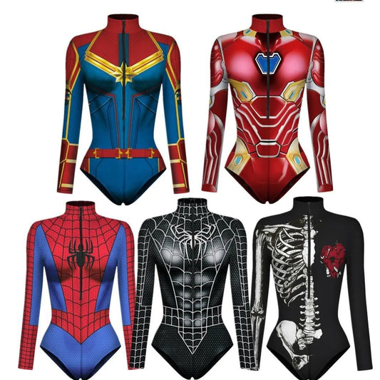 EtherealBe superhero women cosplay outfits costumes featuring iconic superhero designs