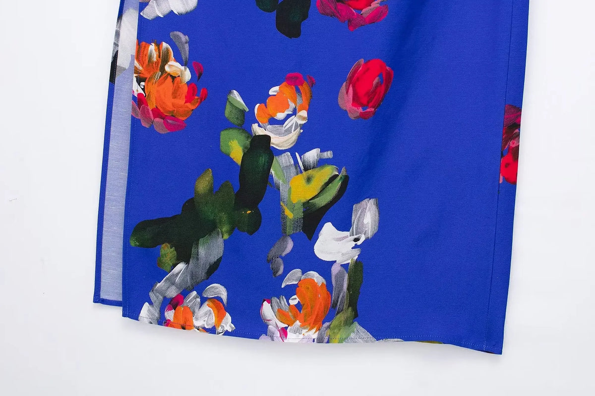 Elegant floral evening dresses for women featuring vibrant colors and unique designs.