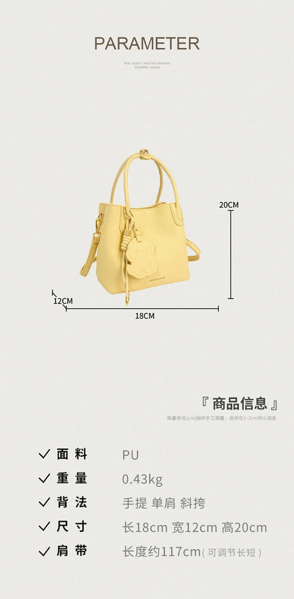 Trendy yellow EtherealBe handbag, ideal for stylish organization, perfect fashionable work bags for women