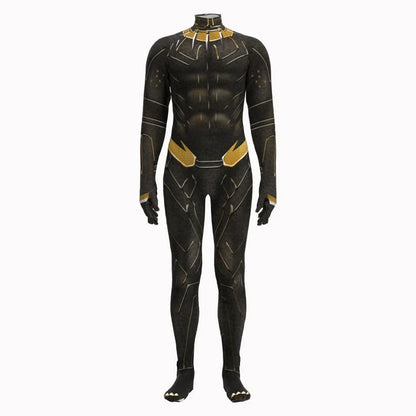 EtherealBe Wakanda Forever cosplay costume with detailed black and gold design for comic fans