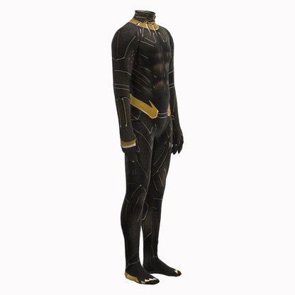 EtherealBe Wakanda Forever cosplay costume featuring a sleek black design with intricate gold accents