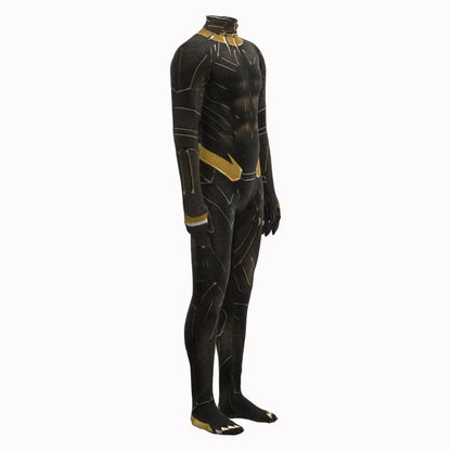 Black Panther Wakanda Forever cosplay costume with vibrant colors and detailed design for fans