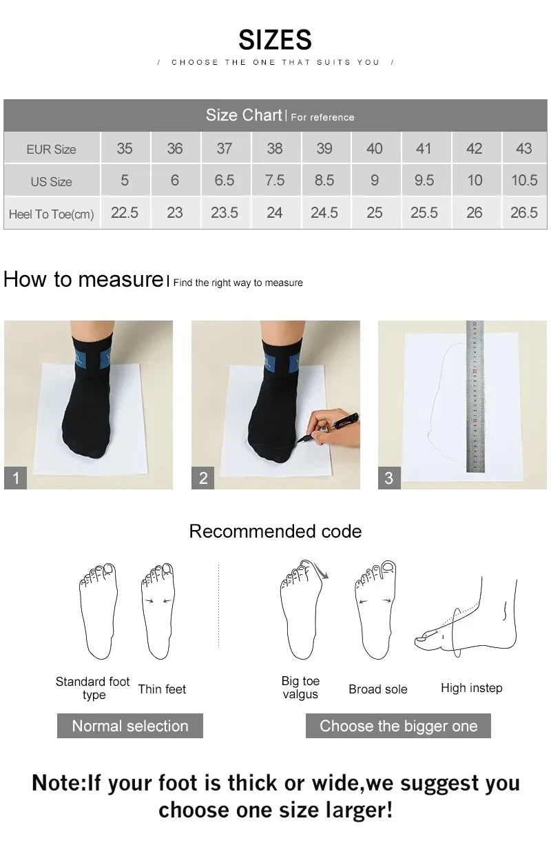 Size chart for EtherealBe white lace slingback heels women with measuring instructions