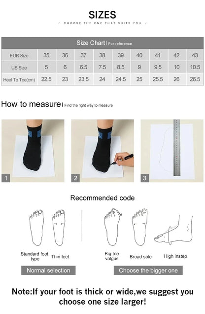 Size chart for EtherealBe white lace slingback heels women with measuring instructions