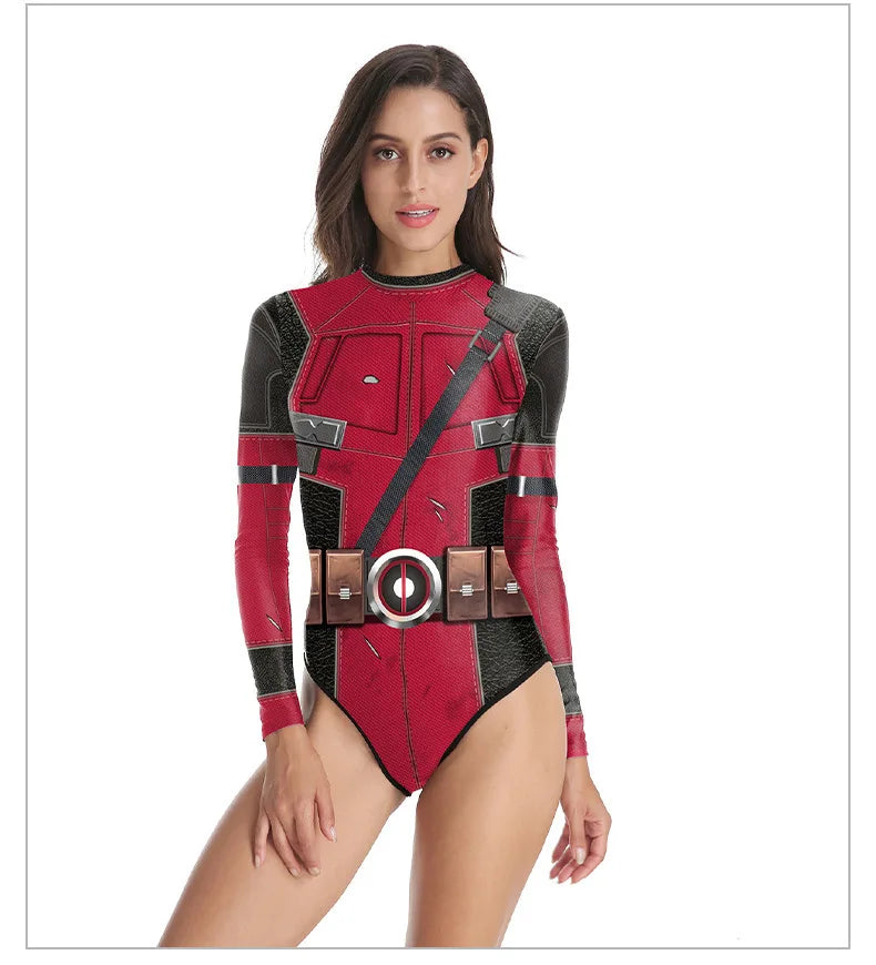 EtherealBe Wolverine Deadpool Spiderman cosplay bodysuit with realistic costume design for fans