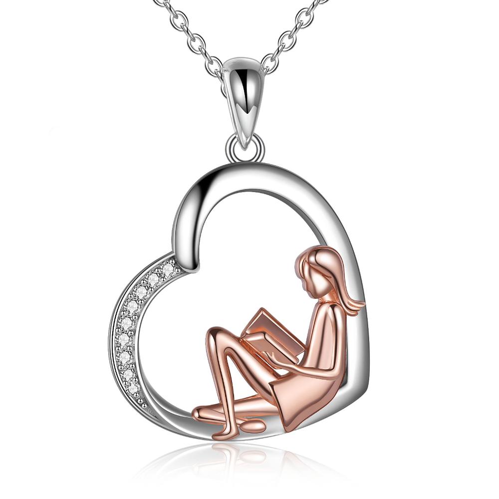 Sterling Silver Graduation Gifts College Graduation Heart Necklace