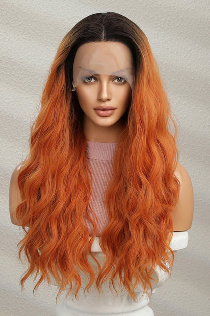 13*2" Lace Front Wigs Synthetic Long Wave 24" 150% Density