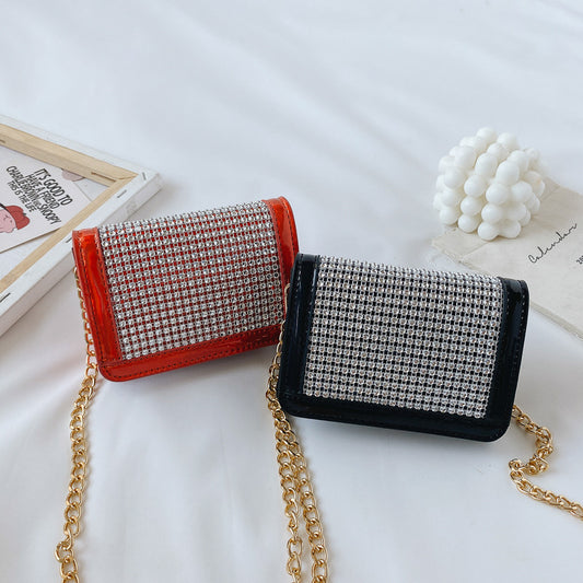 Fashion trend flash diamond princess coin purse