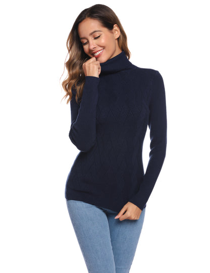 Casual/  Comfortable And Warm Twill Turtleneck Sweater