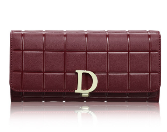 Brand Plaid Coin Purse High Quality Female Long Clutch