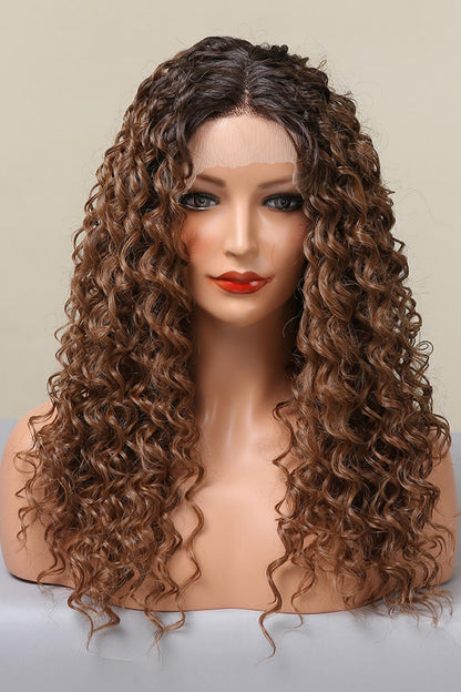 13*2" Lace Front Wigs Synthetic Long Curly 22'' 150% Density