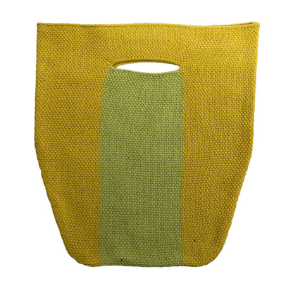 Casual Striped Knitting Large Tote Bag Panelled Crochet Women Handbags Handmade Summer Beach Woven Bag Simple Shopper Purse 2022