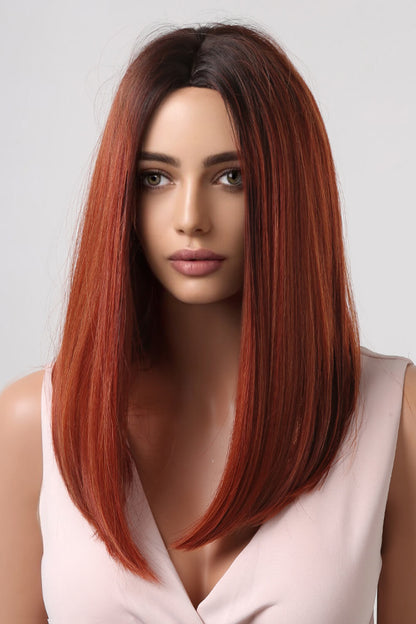 13*2" Full-Machine Wigs Synthetic Mid-Length Straight 27"