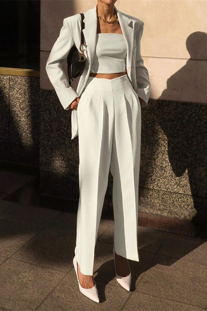 Commuter Style Cropped Trousers